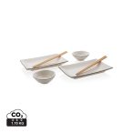 Ukiyo sushi dinner set for two, white