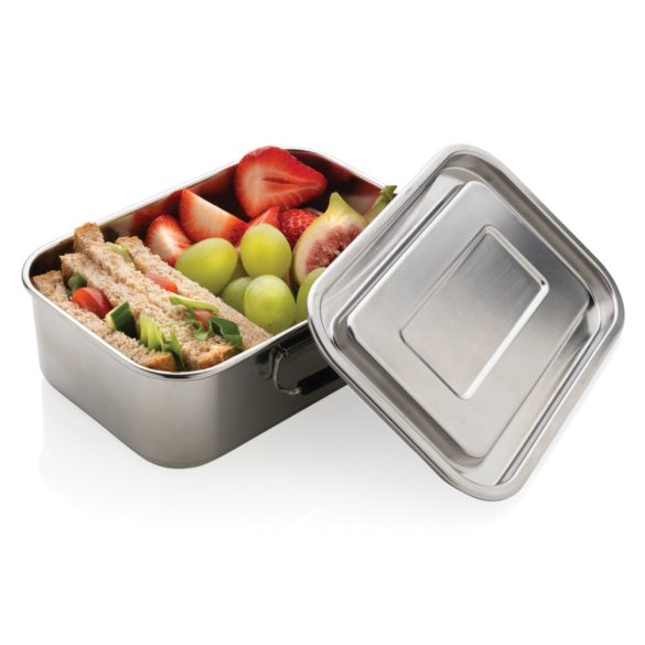 RCS Recycled stainless steel leakproof lunch box, silver