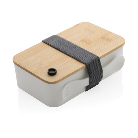 RCS RPP lunchbox with bamboo lid, white