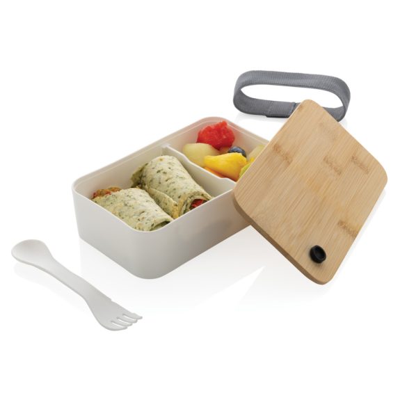 RCS RPP lunchbox with bamboo lid, white