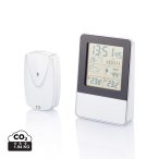 Indoor/outdoor weather station, silver