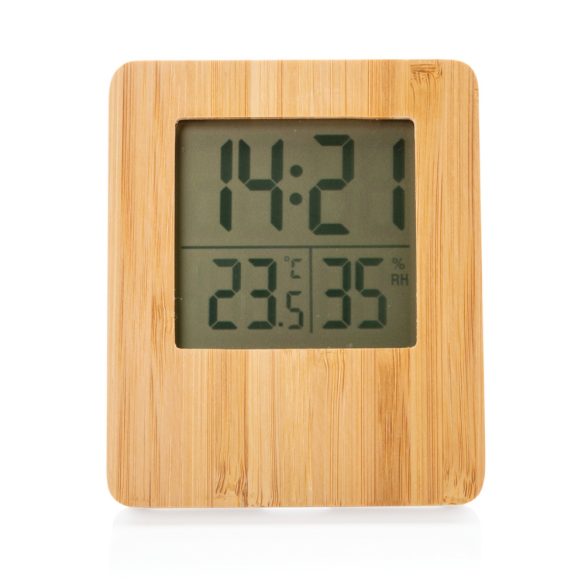 Bamboo weather station, brown