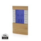 Utah RCS rplastic and FSC® bamboo weather station, brown