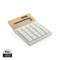 Utah RCS recycled plastic and FSC® bamboo calculator, brown