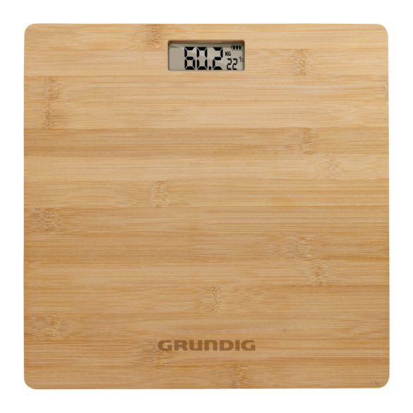 Grundig Bamboo Digital Body Scale, brown