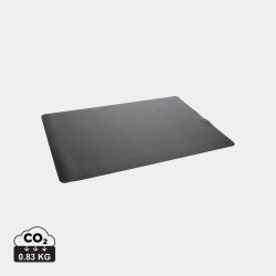 Swiss Peak GRS recycled PU desk mat, black