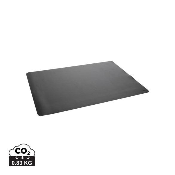 Swiss Peak GRS recycled PU desk mat, black