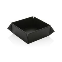   Swiss Peak RCS recycled PU foldable magnetic storage tray, black