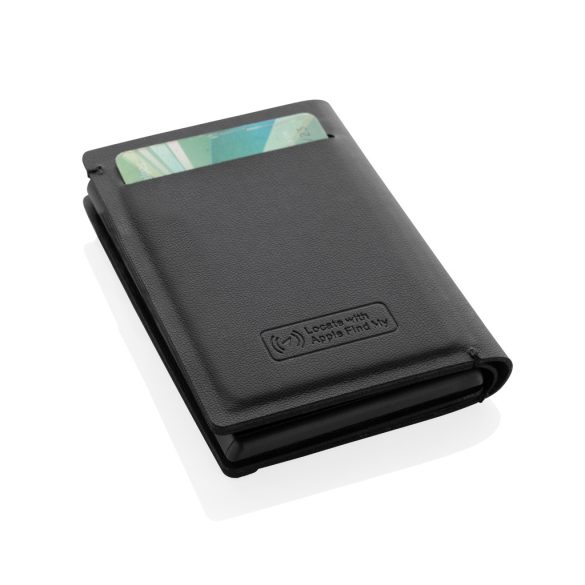 Seekcard RCS rpolyester card wallet with worldwide locating, black