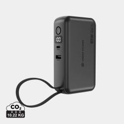   Urban Vitamin Eureka hybrid GANcharger 10000mah powerbank65W, black