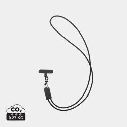   Terra RCS recycled PET phone cord with 60W dual charge cable, grey