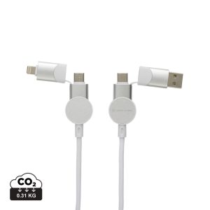 Oakland RCS recycled plastic 6-in-1 fast charging 45W cable,