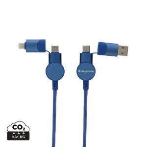 Oakland RCS recycled plastic 6-in-1 fast charging 45W cable,