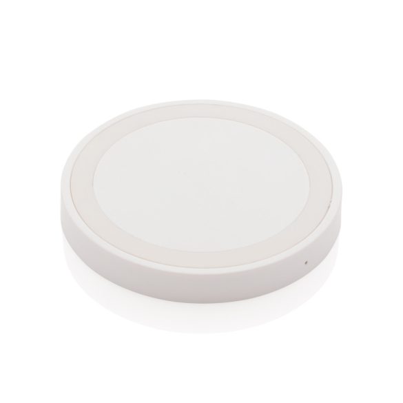 5W wireless charging pad round, white