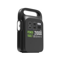   Power Vault RCS rplastic 21000 mAh portable power station, black