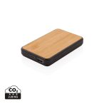 FSC® and RCS recycled plastic 5.000 mAh Powerbank, brown