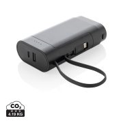 CycleCell 10,000 mah removable battery powerbank, black