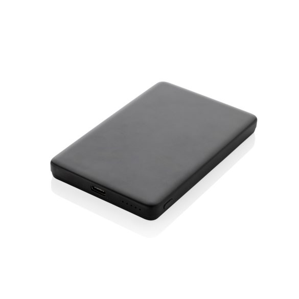 Orion RCS recycled aluminum 5000 mah 5W magnetic powerbank, black