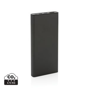 Terra RCS recycled 18W aluminum powerbank 10.000 mAh, grey