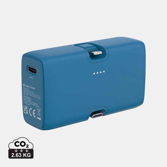 Urban Vitamin Los Angeles RCS rplastic 20W PD powerbank, blue