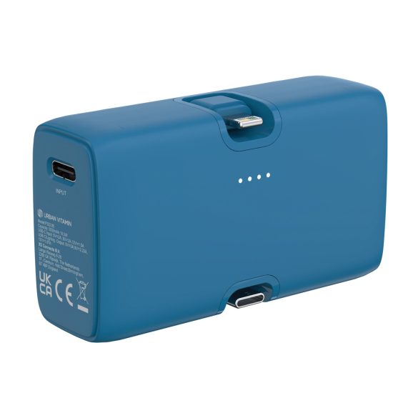 Urban Vitamin Los Angeles RCS rplastic 20W PD powerbank, blue