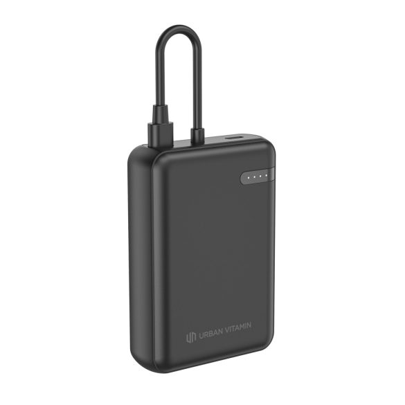 Urban Vitamin Fullerton RCS recycled 10,000 20W PD powerbank, black