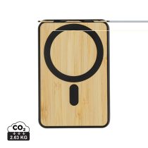   Zen RCS rplastic 5000 mah 5W magnetic bamboo powerbank, black