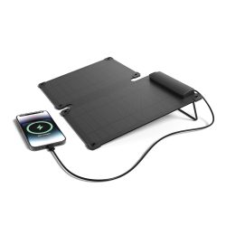 Solarpulse rplastic portable Solar panel 10W, black