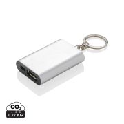 1.000 mAh keychain powerbank, silver