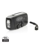 RescueWave RCS recycled plastic emergency radio, black