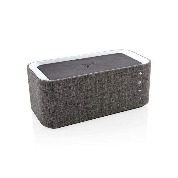 Vogue wireless charging speaker, grey