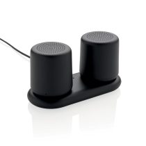 Double induction charging speaker, black