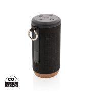 Baia 10W wireless speaker, cork, black