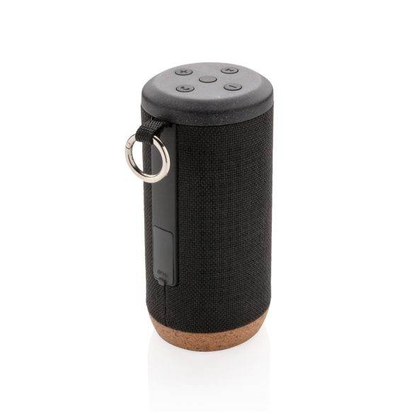 Baia 10W wireless speaker, cork, black
