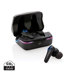 RGB gaming earbuds with ENC, black