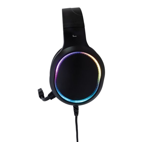 RGB gaming headset, black