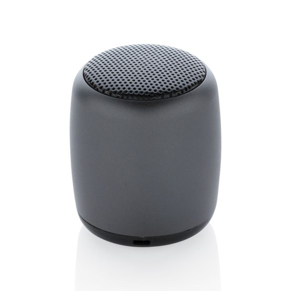 Mini aluminium wireless speaker, anthracite