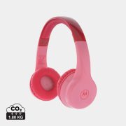 Motorola JR 300 kids wireless safety headphone, pink