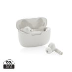 RCS recycled plastic Liberty Pro wireless earbuds, white