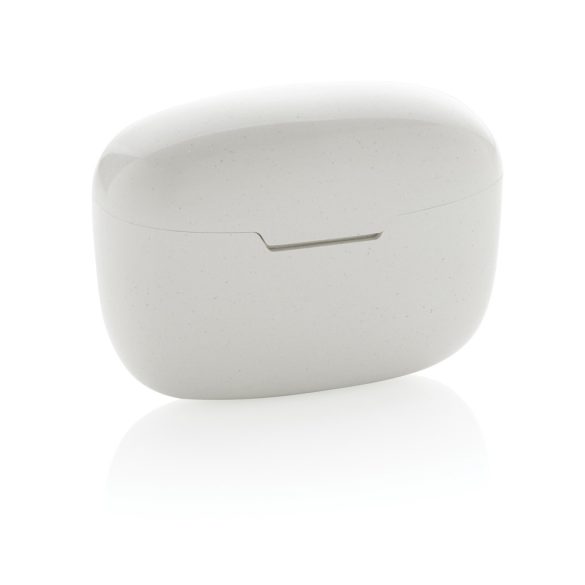 RCS recycled plastic Liberty Pro wireless earbuds, white