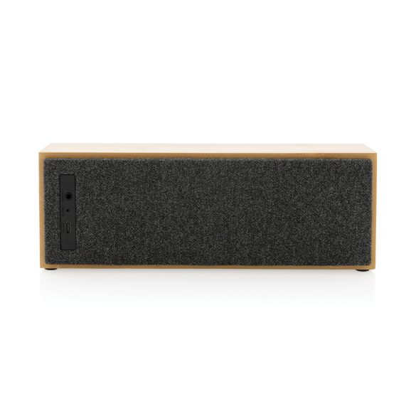 Wynn 10W bamboo wireless speaker, brown