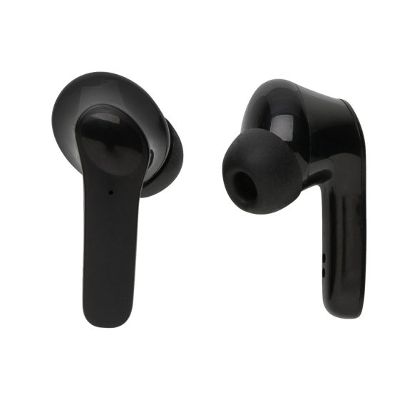 RCS standard recycled plastic TWS earbuds, black