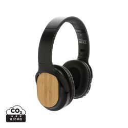   RCS and FSC® bamboo Elite Foldable wireless headphone, black