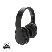   RCS recycled plastic Elite Foldable wireless headphone, black