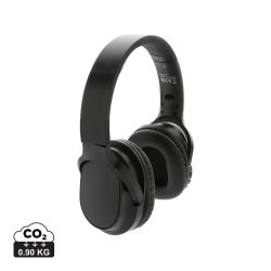   RCS recycled plastic Elite Foldable wireless headphone, black