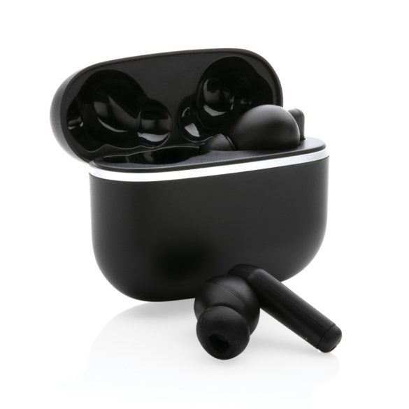 RCS recycled plastic Swiss Peak TWS earbuds 2.0, black