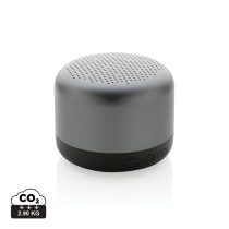 Terra RCS recycled aluminum 5W wireless speaker, grey