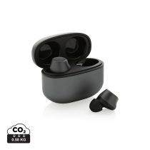 Terra RCS recycled aluminum wireless earbuds, grey