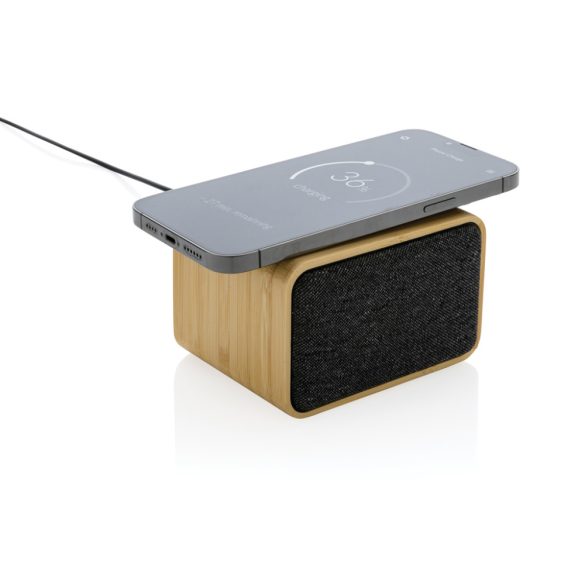 RCS Rplastic speaker with FSC® bamboo 5W wireless, brown