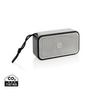 Swiss Peak RCS recycled aluminium 10W bass speaker, grey